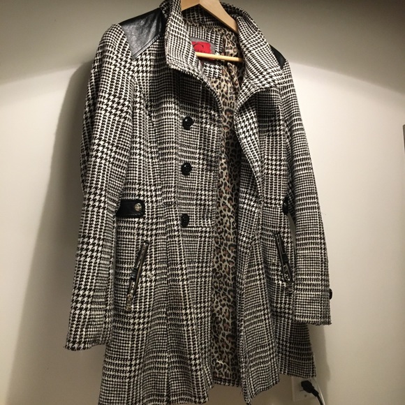 celsius premium herringbone plaid coat - Picture 2 of 8